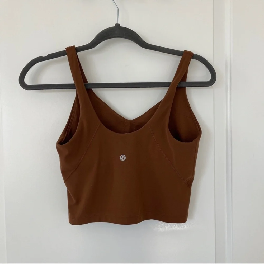 lululemon athletica Brown V‑neck Cropped Tank - Picture 4 of 7